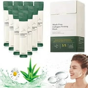 40Pcs Korean Collagen Firming Mask, Hydrating Face Masks, Wash-Free Anti Aging Lifting Facial Mask, Deep Hydration Moisturizing Po