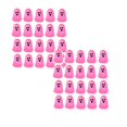 thumbnail image 1 of 40Pcs Luminous Resin Figurines, Halloween Diy Craft Decorations Mini Ghost Figures Glow In The Dark Tiny Statue For Party Home Tabletop Dollhouse Decor, 1 of 7