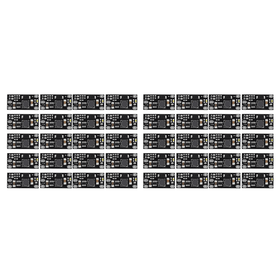 40Pcs Mini DC-DC Boost Step Up Converter 3.7V to 12V Voltage Regulator Lithium Battery Boost Module 5V/8V/9V/12V Output,40 x Mini DC Boost Converter Board,Black