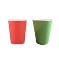 40Pcs Paper Cups (9Oz) - Plain Solid Colours Birthday Catering - 20Pcs ...