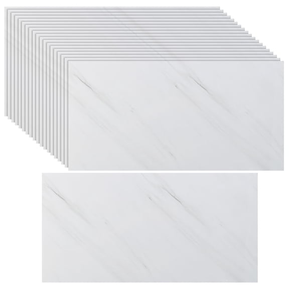 Toyandona 40Pcs Peel and Stick Wall Tiles with Realistic Texture for Kitchen Backsplash