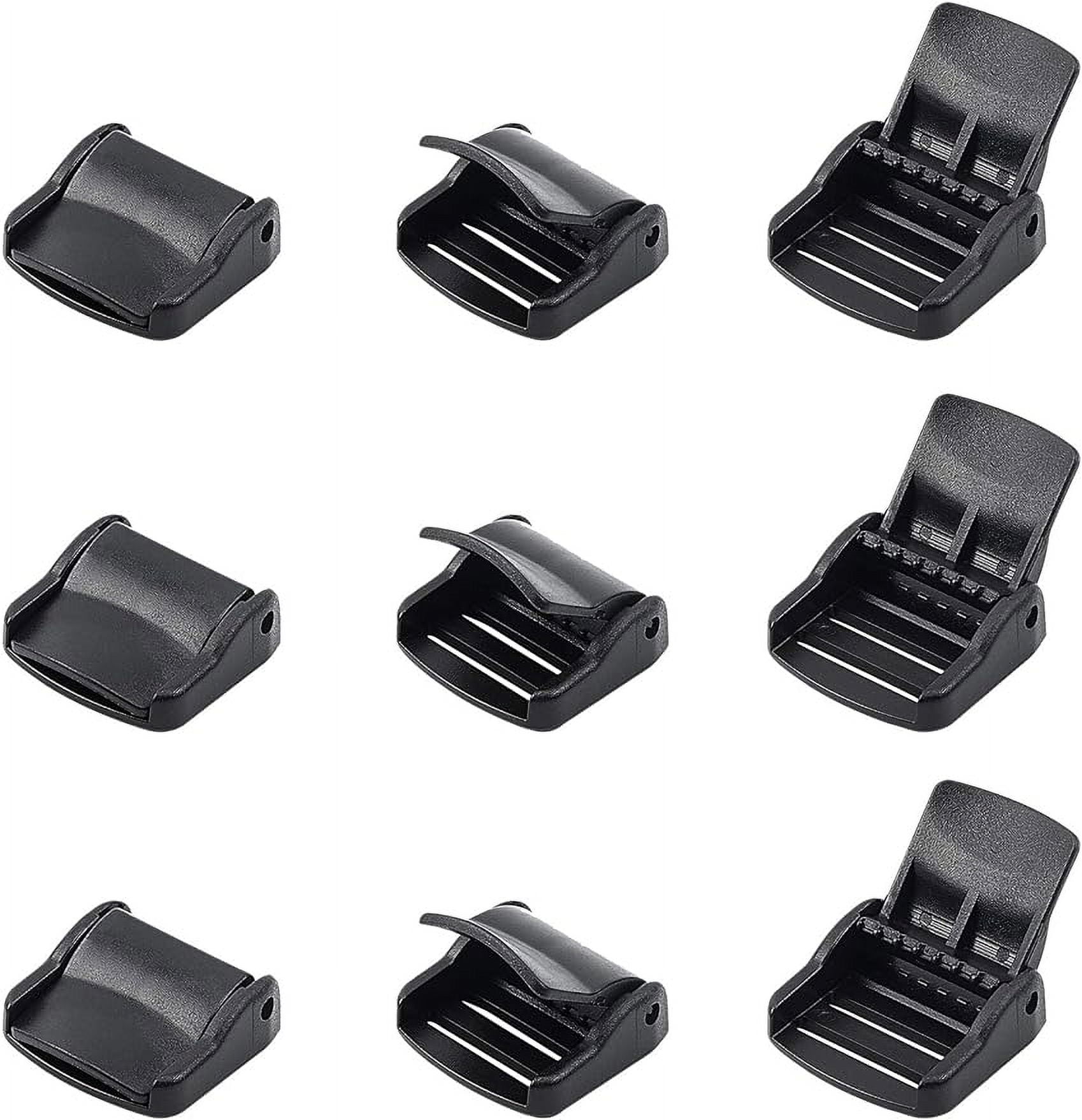 40Pcs Plastic Cam Lock Buckles Adjustable Lever Buckles for bing