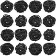 thumbnail image 1 of 40Pcs Rattan Ball Ornaments Wicker Balls Bulk 3mm Black Small Round Decorative Table Centerpiece Bowls Twig Orbs Vase Filler for Christmas Wedding Table Party Ornament DIY Crafts for diy, 1 of 9