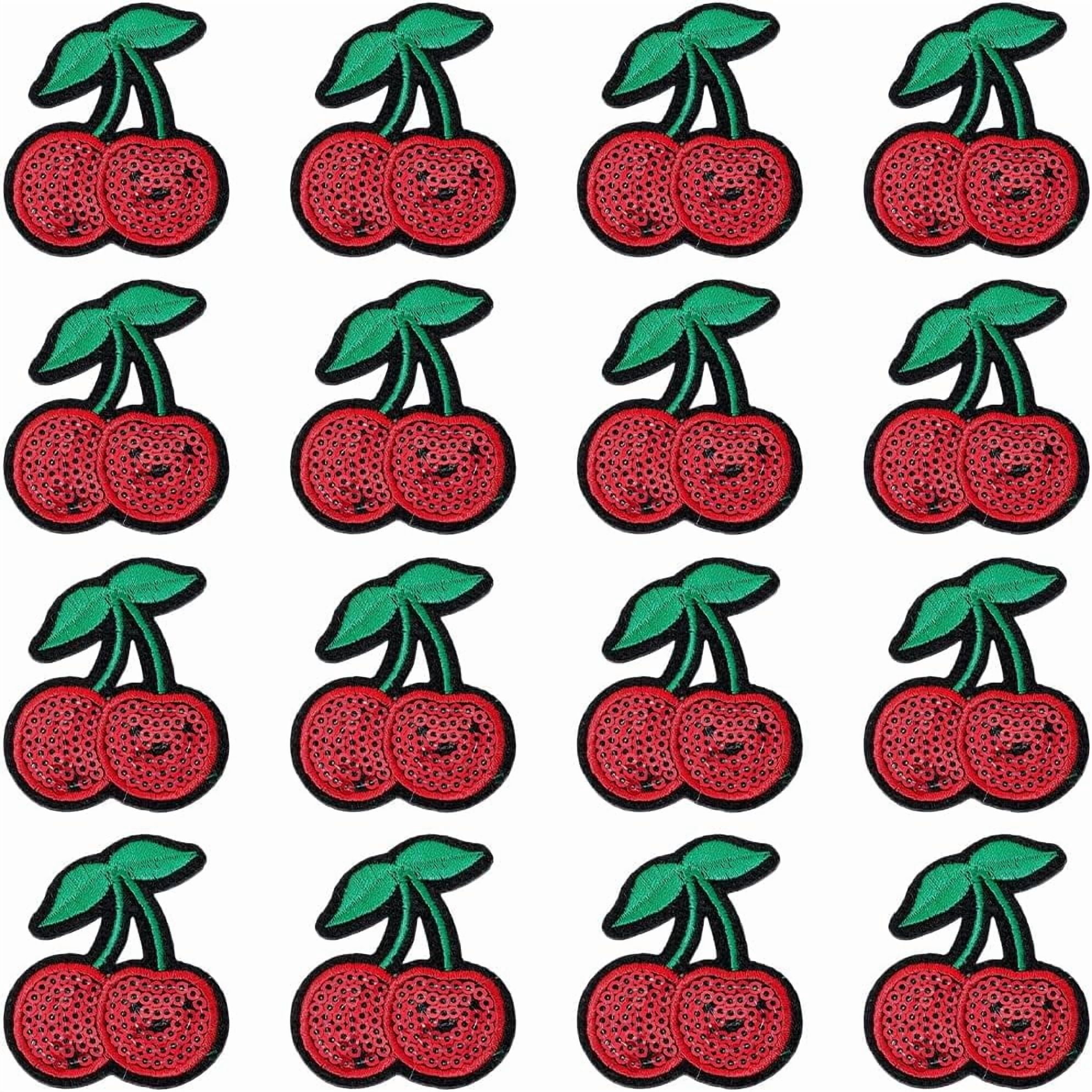 Cherry & Red Iron-on Patches for Arts & Crafts | DIY  display picture 3