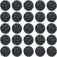 thumbnail image 1 of 40Pcs Resin Rhinestone Beads Disco Ball Bulk 20mm Black Round Bubblegum Pave Full Rhinestones Glitter Diamond Gem Spacer Pen Bead, 1 of 5