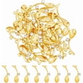 thumbnail image 1 of 40Pcs Rhinestone Kitchen Charms Golden Spoon Pendants Cooking Tableware Alloy Gold Plated Pendants for DIY Bracelet Jewelry Making Hole: 1.5mm for making, 1 of 7