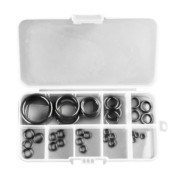 40Pcs Rod Repair Set Rod Tip Repair Set Ceramic Tip Fishing Rod Guide Tip Ceramic Guide, Fishing Rod Repair Set