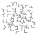 thumbnail image 1 of 40Pcs Scrapbook Corners Metal Photo Album Corners Book Page Corner Protectors Retro Book Corners, 1 of 6