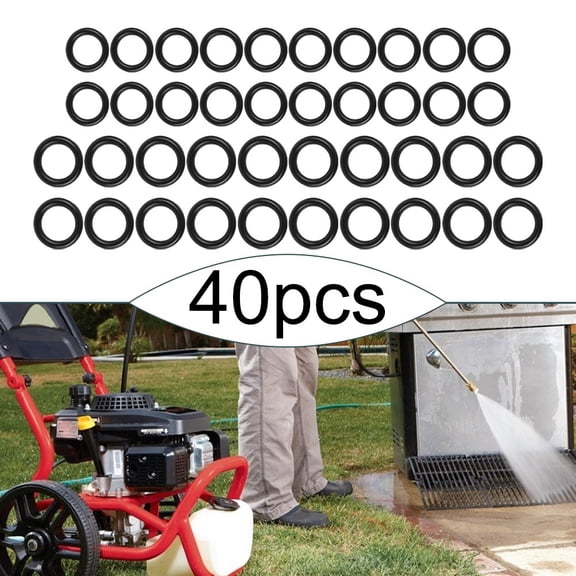 40Pcs/Set 1/4 M22 + 3/8 O-Rings for Pressure Washer Hose Quick Disconnect