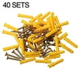 thumbnail image 1 of 40Pcs Stainless Steel Expansion Screws M6×30 Wall Anchors and Screws for Drywall, 1 of 8