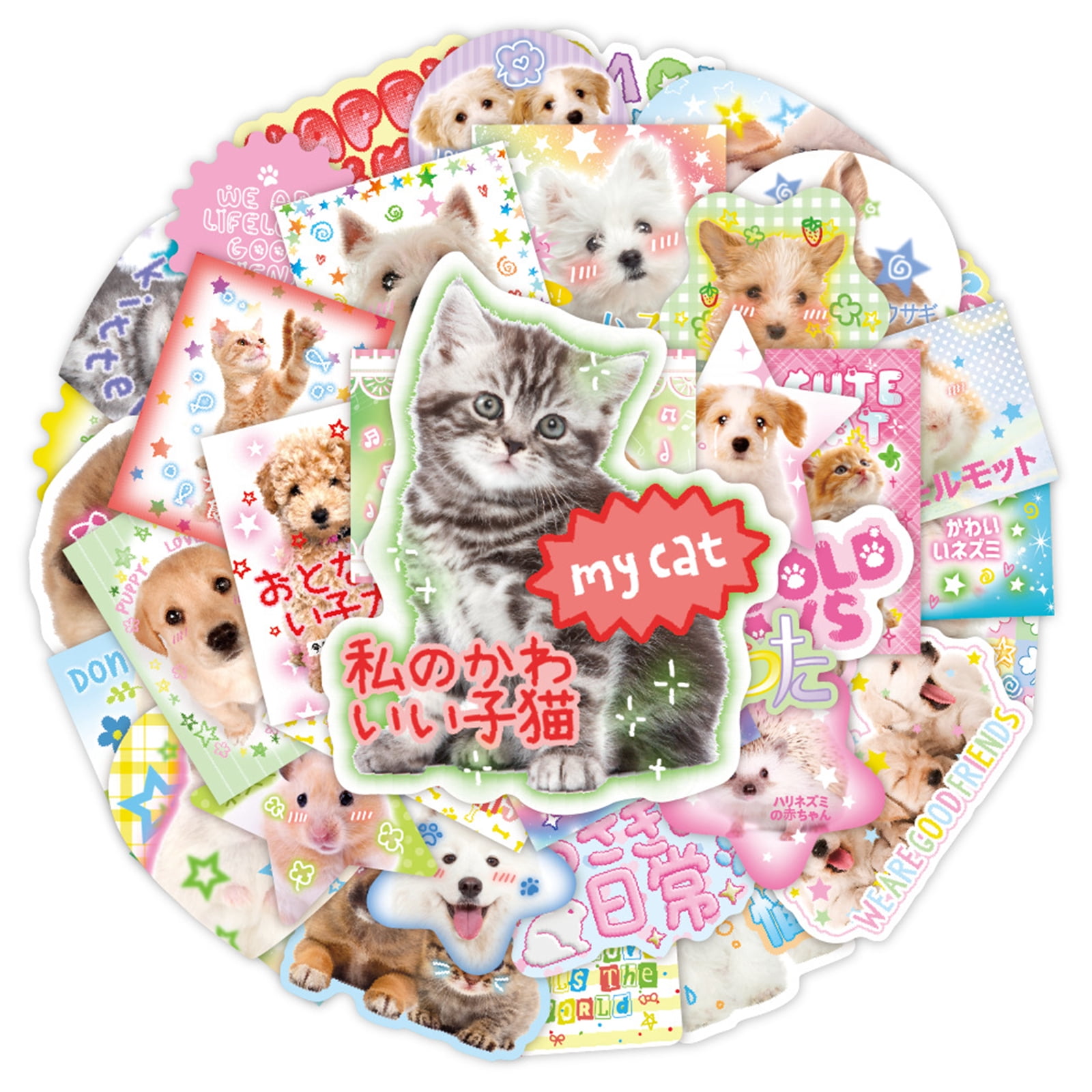 40Pcs Sticker Aesthetic Sticker for Water Bottle Laptop Car Scrapbook ...