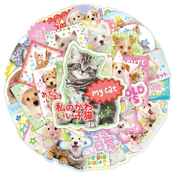 40Pieces Decorative Sticker Aesthetic Sticker for Notebook Journal Phone Case Laptop Luggage Kids Reward Sticker