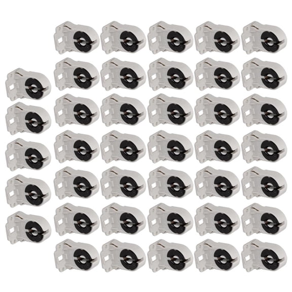 40Pcs T8 Light Socket Adapter Base for Fluorescent Holder Replacement