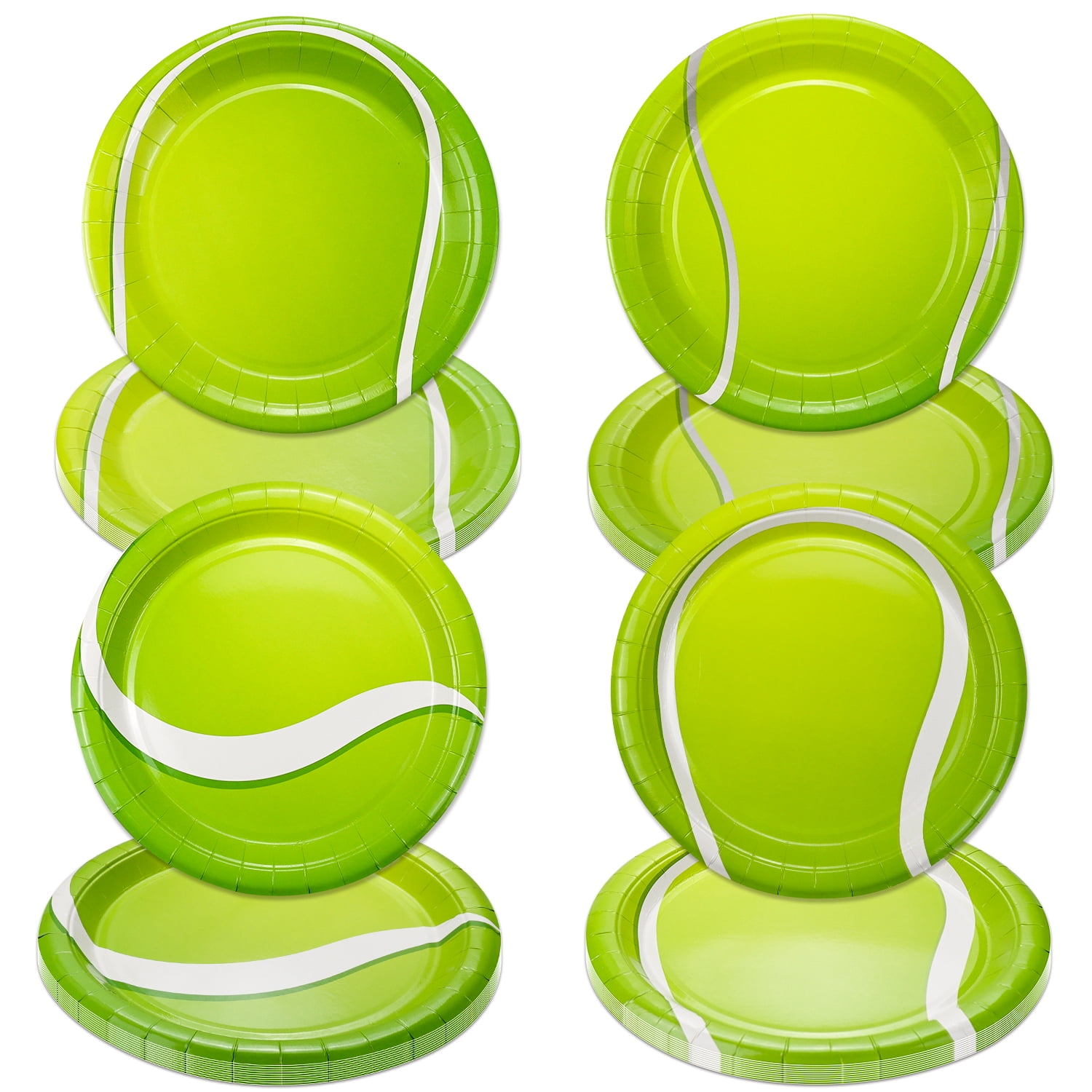 40Pcs Tennis Party Plates Decorations - Including 9