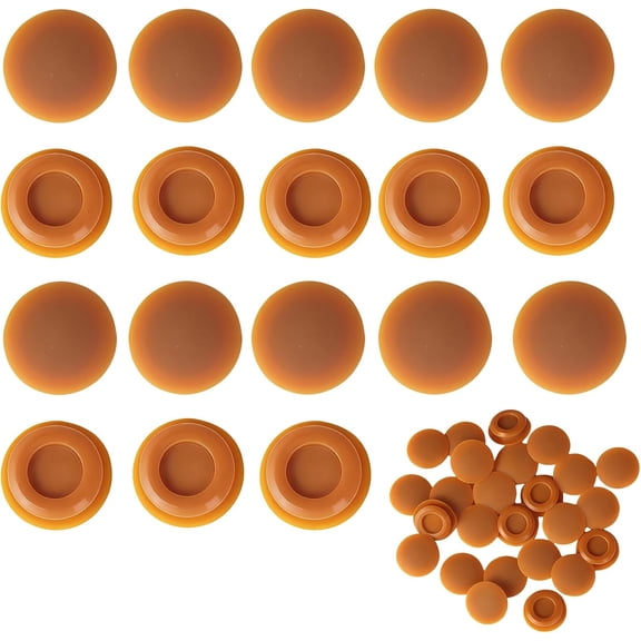 40Pcs Threshold Screw Covers Compatible with Therma-Tru, Adjustable Door Sill Cap Plugs, for Concealing Screw Holes, Plastic Threshold Plugs (for Door Sill Cap)