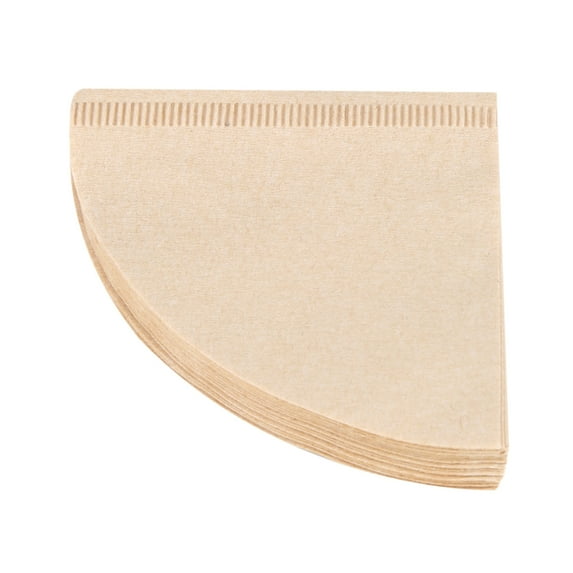 40Pcs Unbleached Natural Cone Shape Drip Coffee Cup Filter Papers #V01