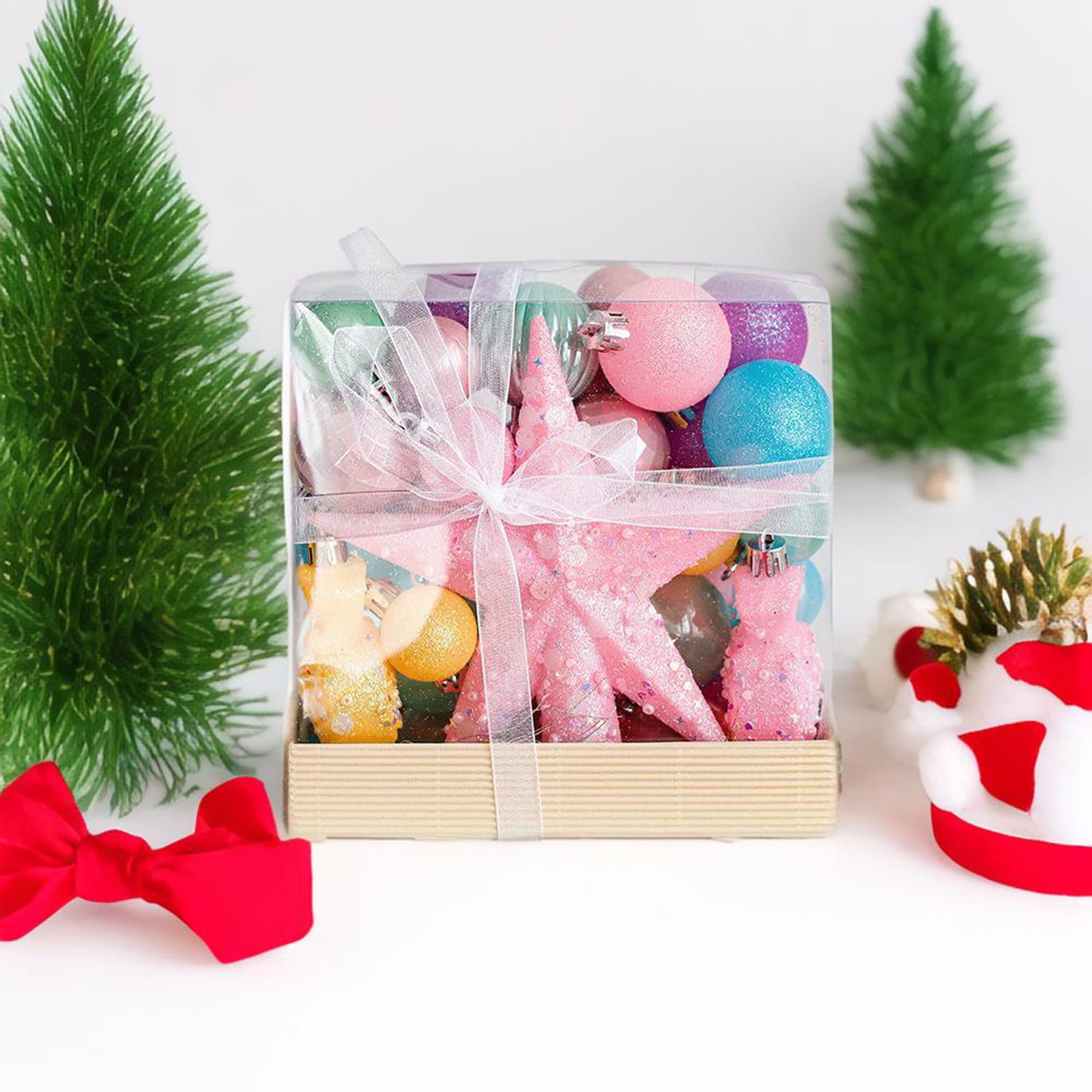 40Pcs Unique Christmas Ornament Collection Christmas Baubles