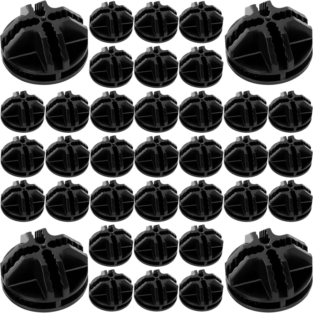 40Pcs Wire Cube Connectors, Wire Grid Cube Organizer Connector Plastic