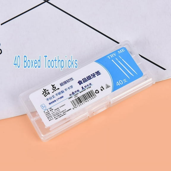40Pcs/box Dental Floss Flosser Picks Teeth Toothpick Stick Tooth Clean Oral Care