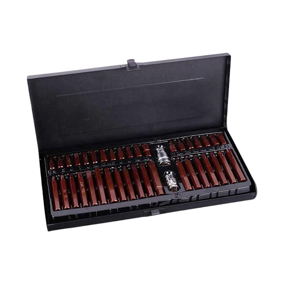 40Piece Star Hex Key Wrench Set Carbon Steel Tool For Automotive Repair Home DIY Projects Professional Maintenance