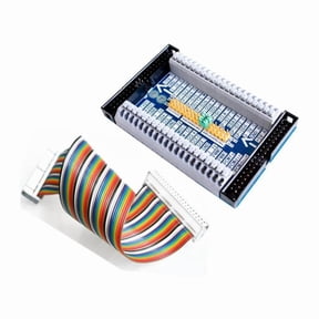 40Pin GPIO Cable Adapter+for 2/3 Model B Multifunctional Cascade Expansion Extension GPIO Board Module,1 x Cable Adapter 1 x Module