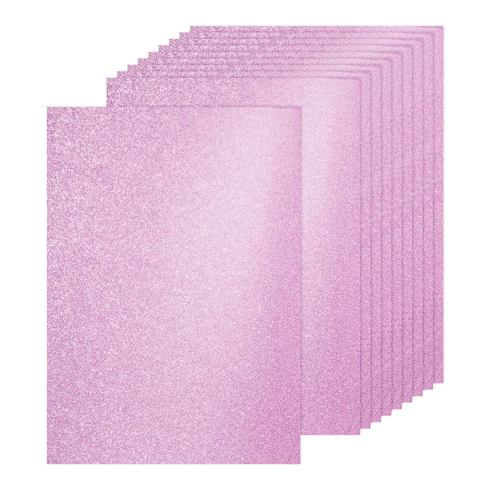 40Sheets Pink Glitter Cardstock, 8.3x11.7 in A4 Glitter Paper Card Stock Shiny Scrapbook 250gsm Sparkly Paper Large Shimmer for Crafts Scrapbook DIY Art Wedding Party