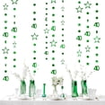 thumbnail image 1 of 40Th Birthday Decorations 6 Feet Long Green Hanging Star Garland Adult Birthday Party Supplies for Themed Party Wall Decoration One Size Green, 1 of 3