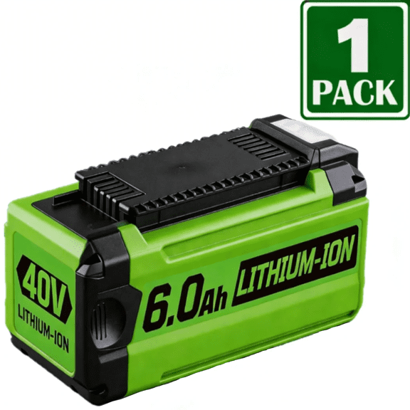 40V 6000mAh 29462 Replacemet Battery for Greenworks 40V Battery 6.0Ah 29472 29462 29252 Compatible with 40 Volt Cordless (Green)