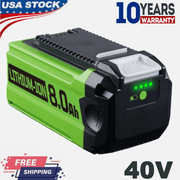 40V 8.0Ah Battery Replacement for GreenWorks G-MAX 40V Power Tools 29462 29252 25322 20642