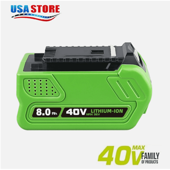 40V 8.0Ah Replace for Greenworks G-MAX Lithium Battery 29472 29462 29252 20202 40 Volt