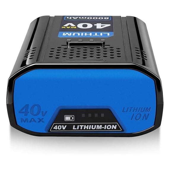 40V 8000mAh Replacement Battery, 8.0Ah Li-ion for 40 Volt Tools - Compatible KPM1040A-03, KM-1640-06, KM4040-06 - Cordless Power Tool Battery