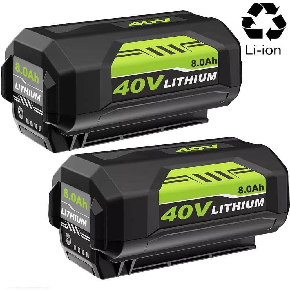 40V 8000mAh Replacement Battery for Ryobi OP4050 OP40602 Cordless Tools