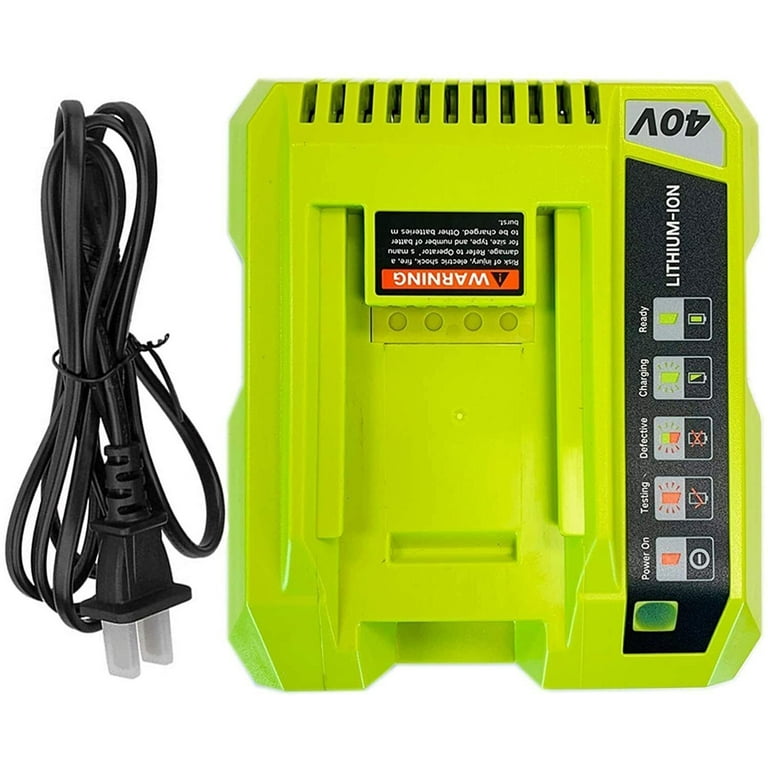 40V Charger for Ryobi 40 Volt Power Tools String Trimmer Jet Fan Blower Walmart