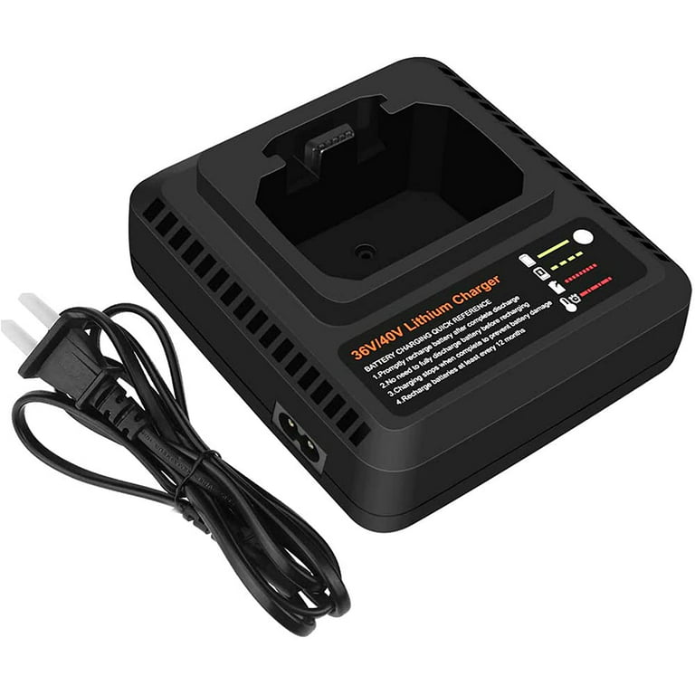 40V MAX Battery Fast Charger Replacement for Black and Decker