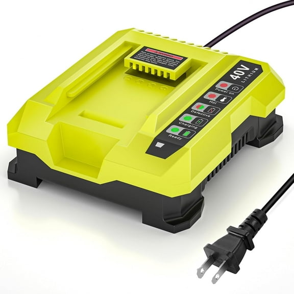 40V Rapid Charger for Ryobi OP401S 40V Battery,OP406A OP404 OP401 Replacemant Battery Charger for Ryobi OP40605 OP40602 OP40601 OP4050 OP40501 OP4050A OP4040 OP40404 OP40401 OP4030 OP40301 OP40201 OP