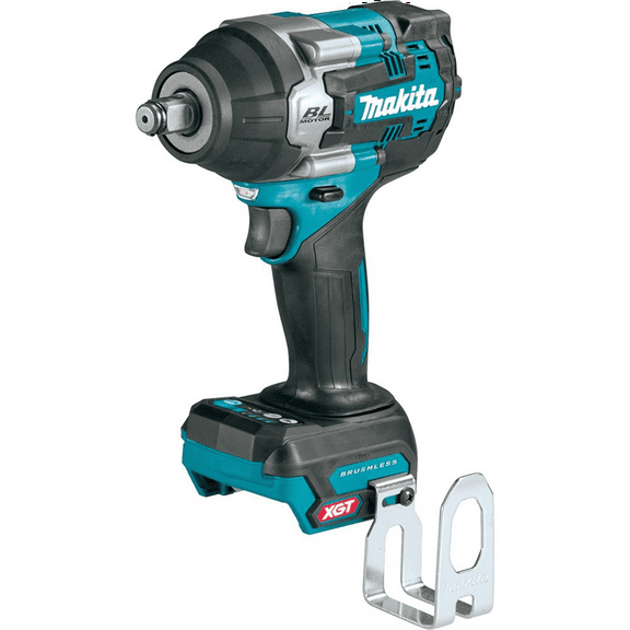 Makita 40V max XGT Brushless Cordless 4&hyphen;Speed Mid&hyphen;Torque 1/2" Sq. Drive Impact Wrench w/ Friction Ring Anvil, Tool Only