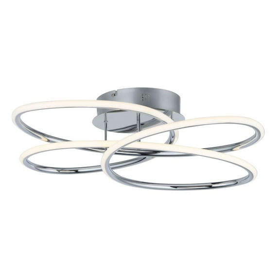 -40W 1 Led Flush Mount-20.25 Inches Wide By 7.5 Inches High Et2 Lighting E24134-Pc