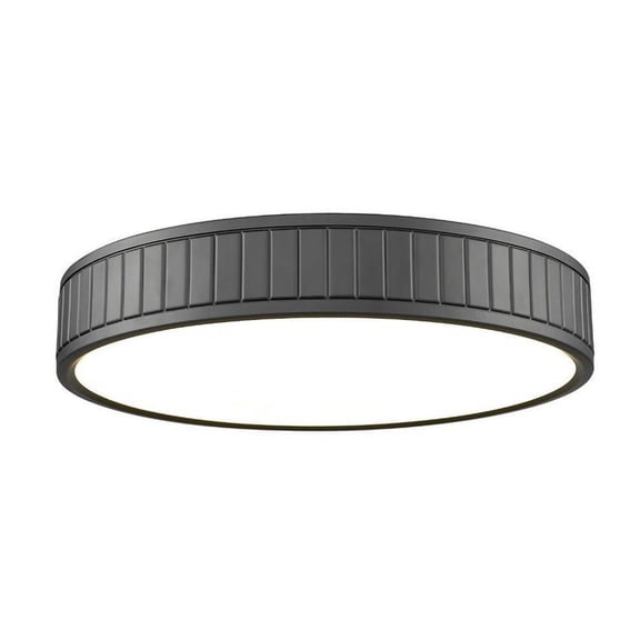40W 1 Led Flush Mount in Modern Style-3 inches Tall and 16.5 inches Wide-Matte Black Finish Bailey Street Home 372-Bel-5171906