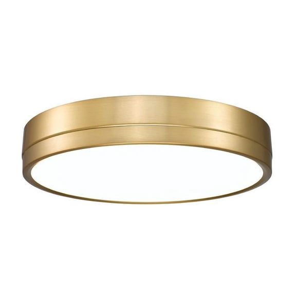 40W 1 Led Flush Mount in Modern Style-3 inches Tall and 16 inches Wide-Modern Gold Finish Bailey Street Home 372-Bel-5171921