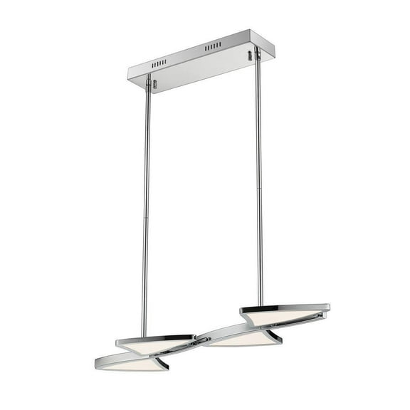 -40W 1 Led Island/Billiard in Fusion Style-10.38 inches Wide By 0.75 inches High Bailey Street Home 372-Bel-2568399
