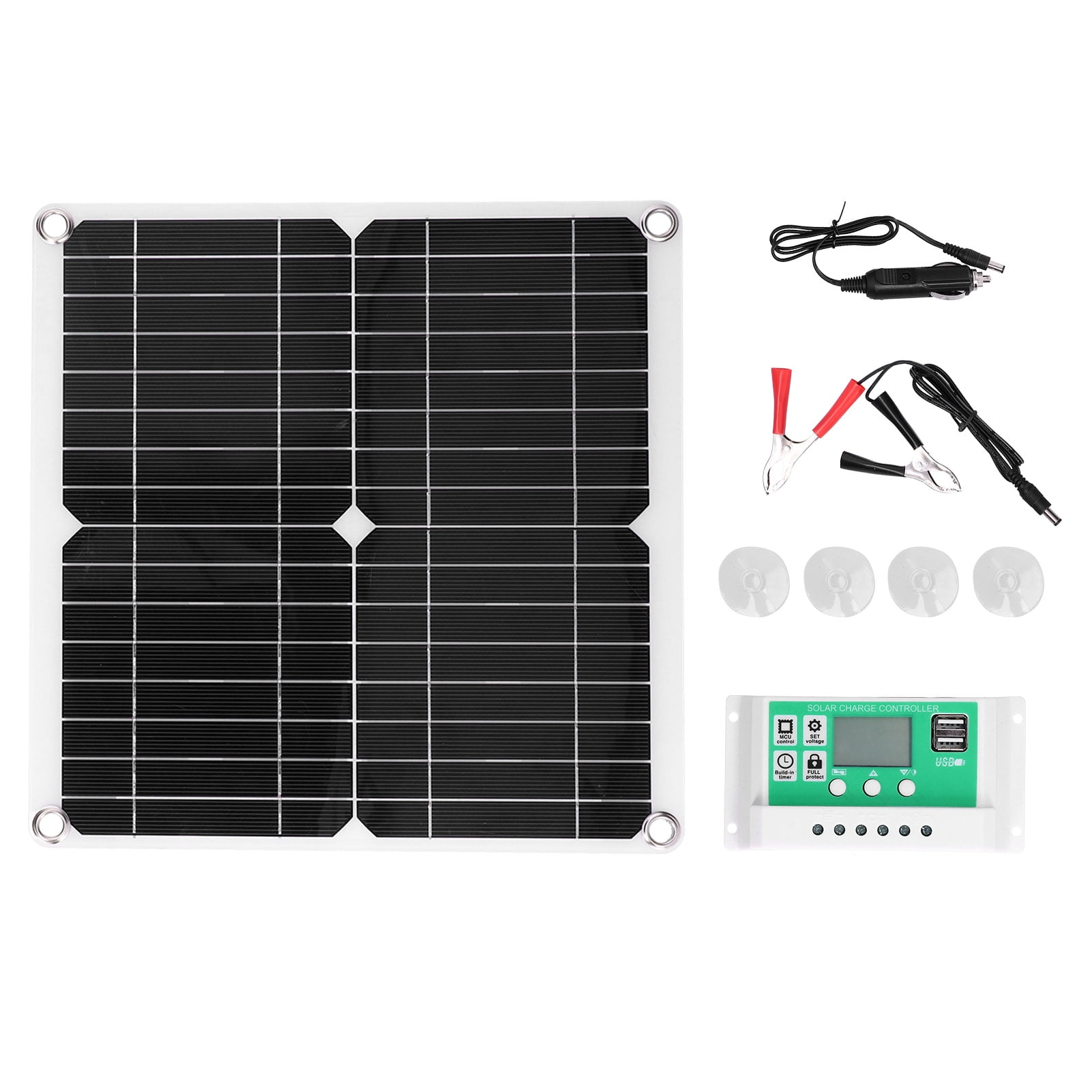40W 18V Monocrystalline Silicon Flexible Solar Panel with 60A Solar ...
