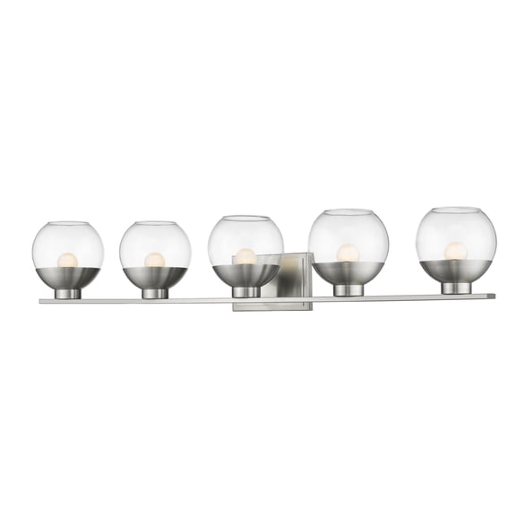 Z-Lite 1924-5V-BN-LED Osono 5 Light 41-1/8" Wide Integrated Led Bathroom Vanity Light -