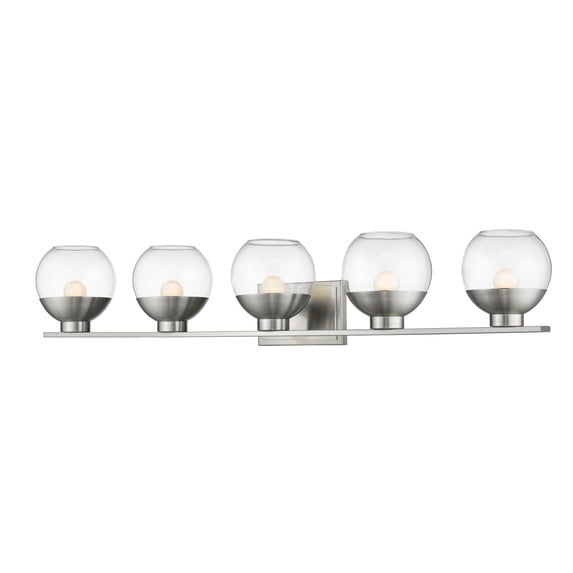 Z-Lite 1924-5V-BN-LED Osono 5 Light 41-1/8" Wide Integrated Led Bathroom Vanity Light -