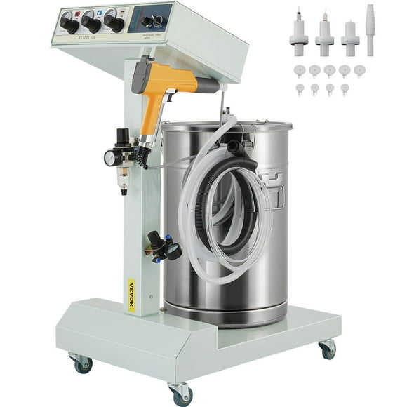 40W 50L Electrostatic Powder Coating Machine with Spraying Gun Paint 550g WX-101 Powder Coating System (40W 50L)