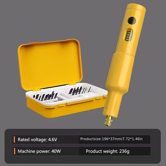 40W Carpenter Root Sculpture Mini Power Carving Chisel Carpentry Lithium Electric Carving Knife Chisel Set Electric Wood Graving Pen