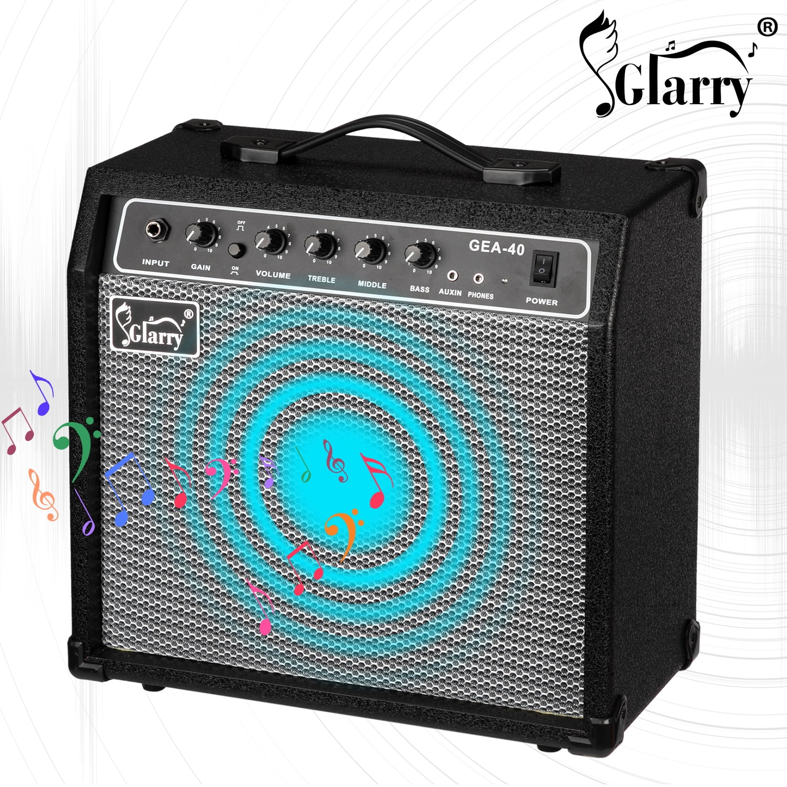 40W GEA-40 Electric Guitar Amplifier Black