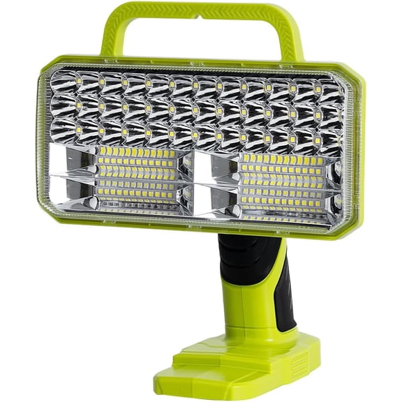 40W LED Work Light for Ryobi One+ 18V Li-ion Ni-Cad Ni-Mh Battery - 4200LM Flashlight with 3 Light Modes, Portable and Efficient Worklight with 84 LED (Battery not Included)