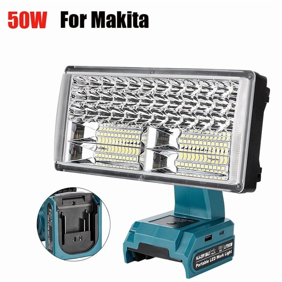 40W Outdoor Portable Work Light, Compatible with  Ma*kita 18V Battery