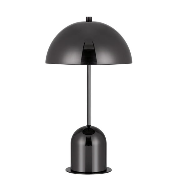 40W Peppa Metal Accent Lamp With On Off Touch Sensor Switch, Gun Metal
