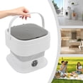 thumbnail image 1 of 40W Portable Washing Machine, Corded Electric Foldable Washing Machine, 10L/ 2.64gal Capacity Mini Washing Machine used to wash bath towels, T-shirts, underwear, panties, sock, 1 of 23